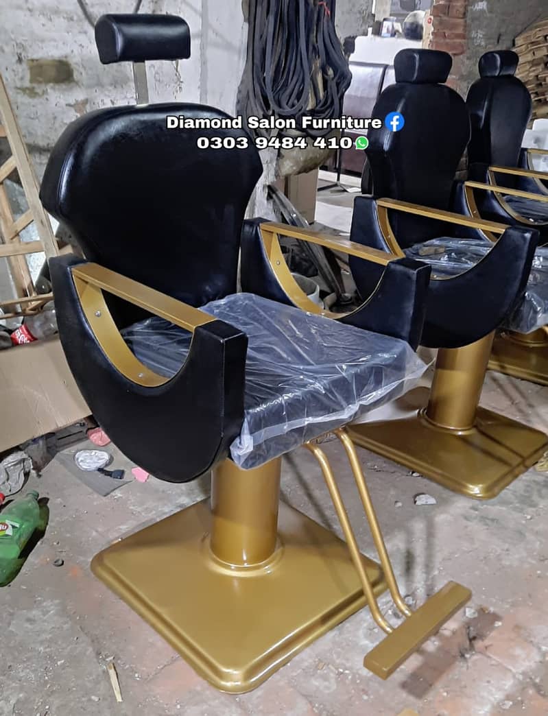 Saloon chair / Barber chair/Cutting chair/Shampoo unit 4