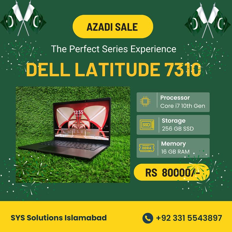 Dell Latitude 7310 Laptop, Corei7 10th Gen 0