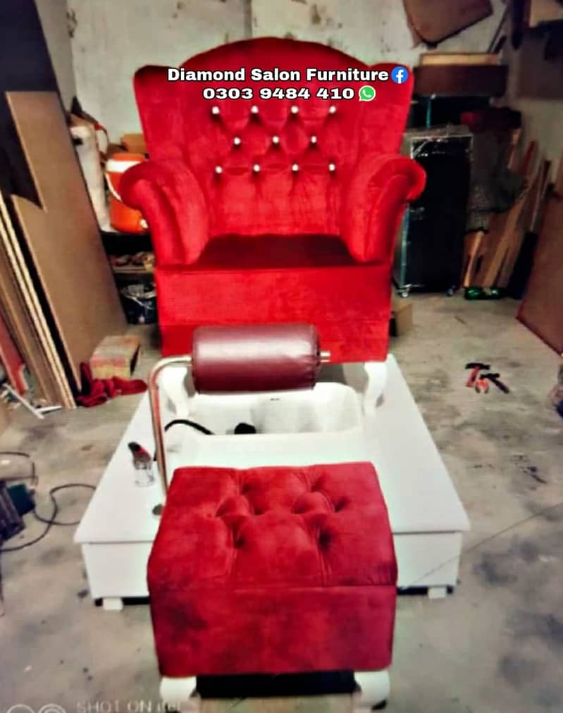 Saloon chair / Barber chair/Cutting chair/Shampoo unit 3