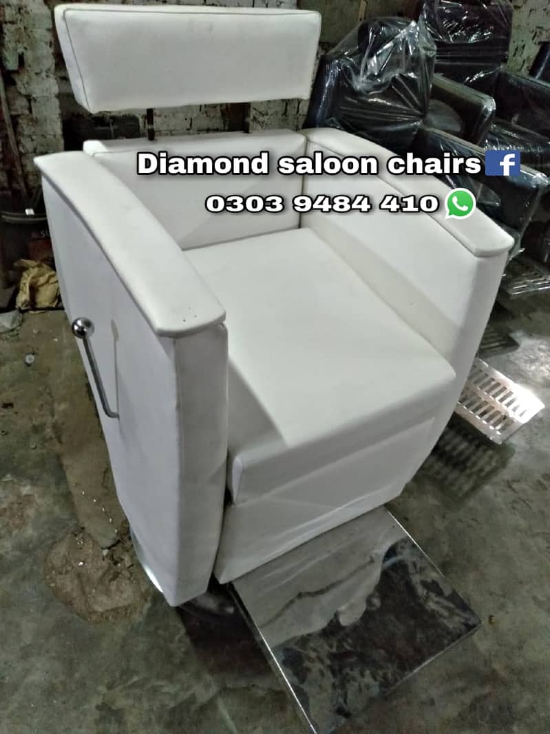 Saloon chair / Barber chair/Cutting chair/Shampoo unit 12