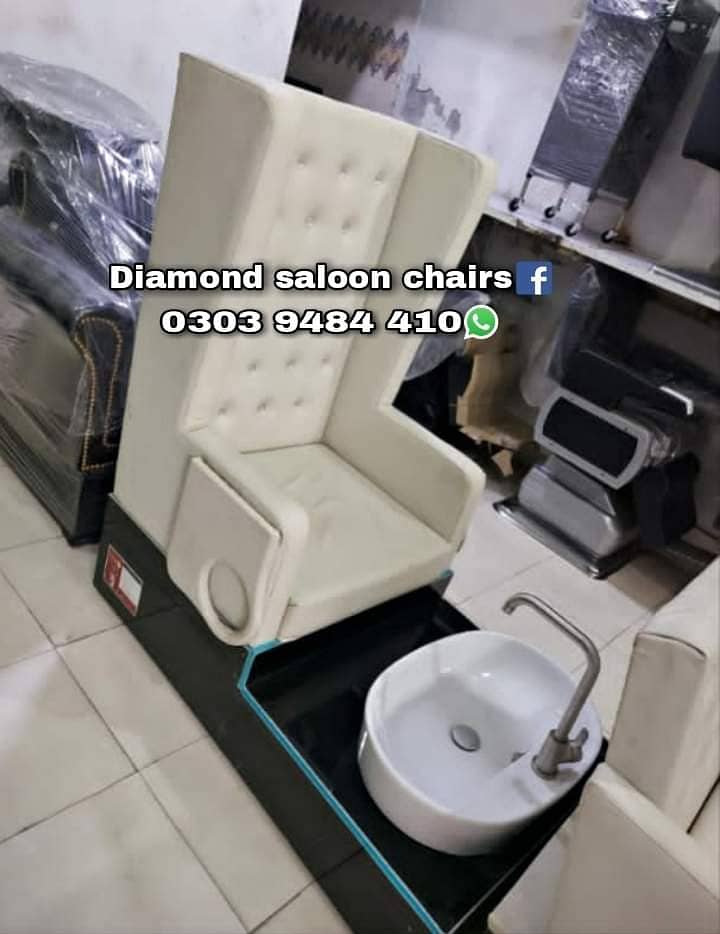 Saloon chair / Barber chair/Cutting chair/Shampoo unit 7