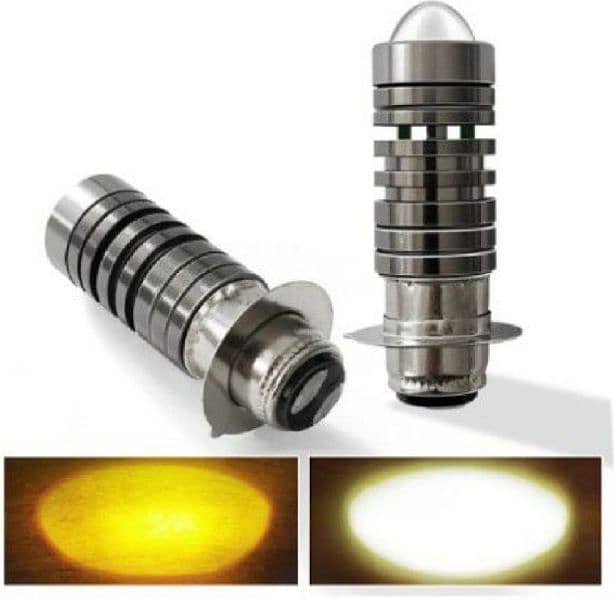 Bike SMD LED Projector HeadLight Bulb For 70CC & 125 CC 5