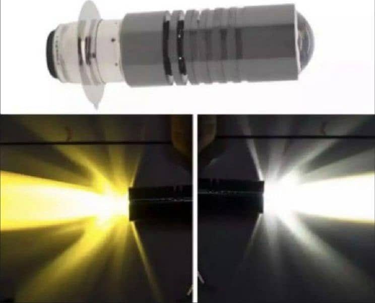 Bike SMD LED Projector HeadLight Bulb For 70CC & 125 CC 7