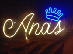 Neon Light Name Sign Board Customised