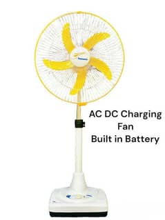 Charging Pedistal Fans (Battery backup 3-30hrs)