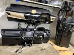 Toyota corolla Dash Board, Head Lights, Back Lights and all body parts