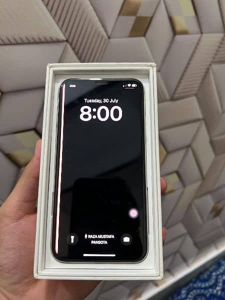 Iphone X pta approved with box and charger 2