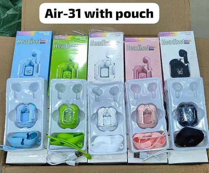 Air 31 Earbuds With pouch 1