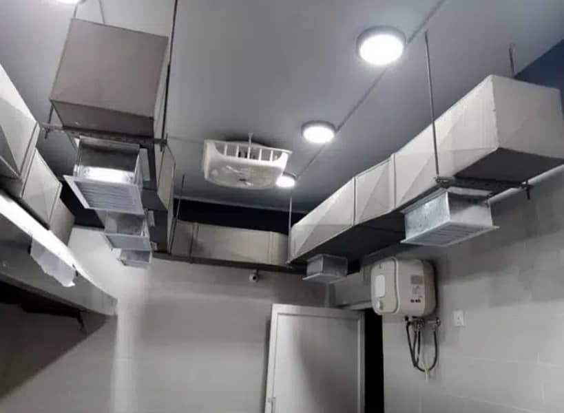 Fresh air & Exhaust Air Duct & Kitchen Hood / Hood 14