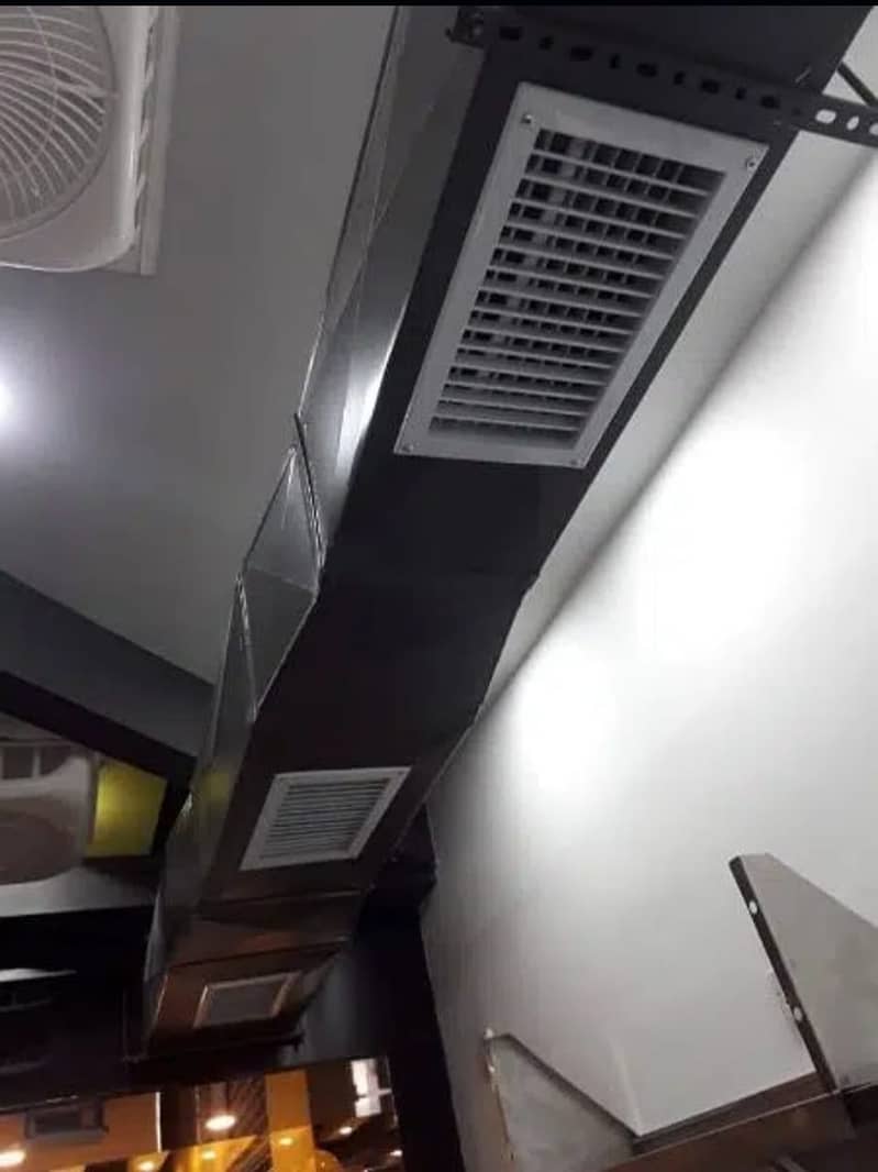 Fresh air & Exhaust Air Duct & Kitchen Hood / Hood 18