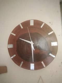 New wooden clock