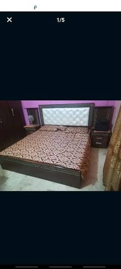 4 pieces bed set furniture