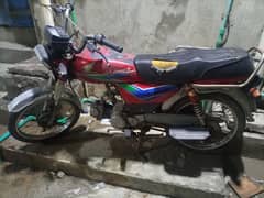 70cc Honda motor bike