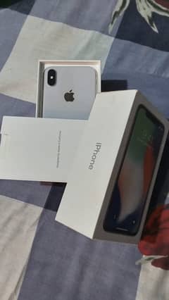 256 GB PTA APPROVED IPHONE X WITH BOX