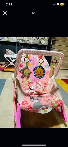 Baby rocker seat vibration music chair 4