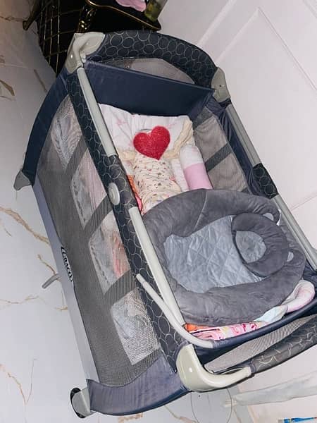 graco baby cot play pen 1