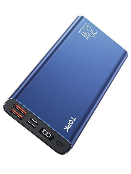 TOPK Portable Charger 20000mAh, Power Bank USB C 20W Fast Charging 4