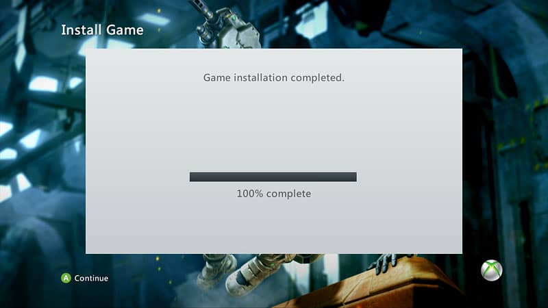 Xbox 360 Games Installation 1