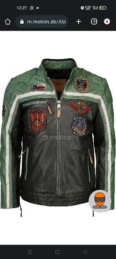 Pure leather jacket for mens A+ quality