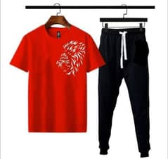 2 pcs polyester printed T-shirt and trouser Discount available