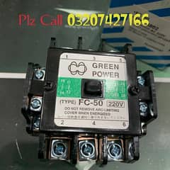 GREEN POWER CONTACTOR FC 50 (220) VOLT