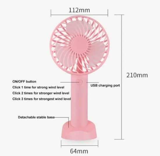 USB Portable Fan| Free Home Delivery 2