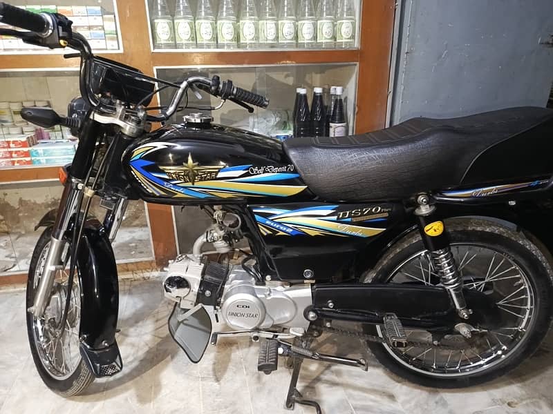 Union Star 70cc 2024 model karachi number 0