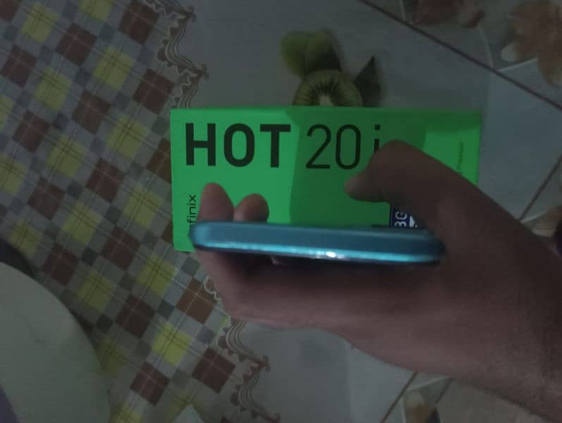 Infinix hot 20 I model  Ram 128gb and storage 4+3gb 2