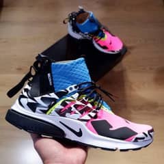 Nike shoes,, air presto mid utility x acronym