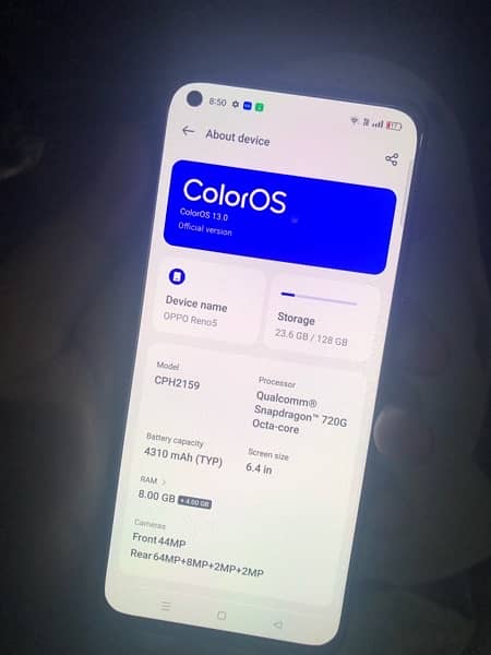 oppo reno5 with box 3