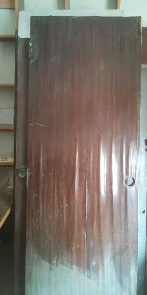 seven wooden doors are available. 5