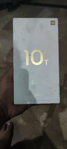 Mi 10T for usale with original box and original charger lush condition 2