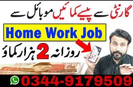 Online job at Home/Part Time/Data Entry/Typing/Assignments/Teaching