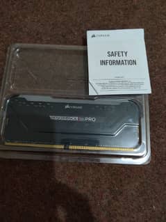 Corsair 16GB DDRR 4 RAM