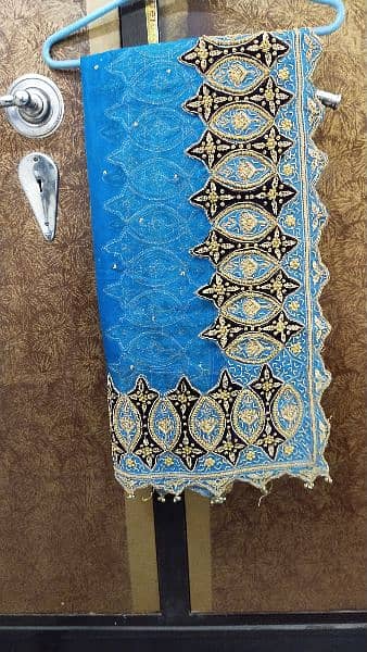 Formal long maxie with Embroidery work just 1 time use 0