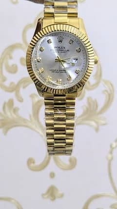 ROLEX Watch Golden Color