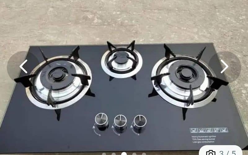 gas stove hob LPG / kitchen air hood / HOOB CHULHA 03114083583 3