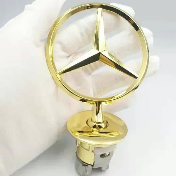 Mercedes W204 W212 W211 Bonnet Star C200 E200 Monogram Emblem Logo 4