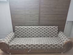 Sofa Bed ( with storage compartments)