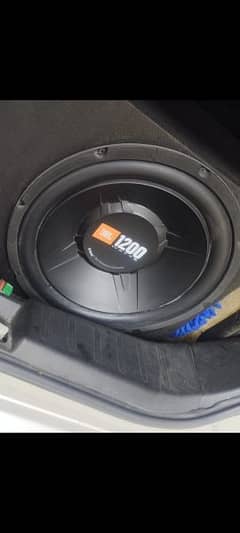 jbl 1200w wooffer plus rock mars 3500w amplifier