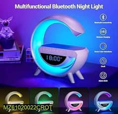 Wireless Mobile Phon Charge Clock Sparker And Lamp