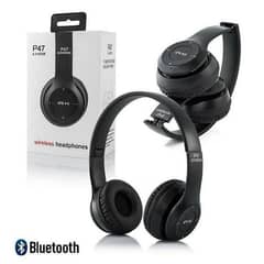 Wireless Stereo Headphones,Black