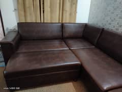 L-Shaped large TV lounge sofa with seaty is for sales