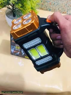 SOLAR RECHARGEABLE EMERGENCY LIGHT