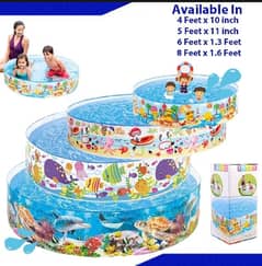 Swimming Pool For Kids 4, 5, 6 and 8 feet Available (Premium)