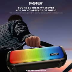 Faster bluetooth speaker