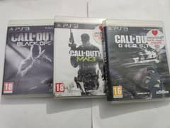 PS3 Games 3CDs 
of call of duty