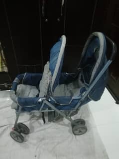 double baby pram import quality