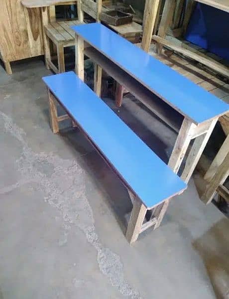 Student desk bench | Bench set | School | College | Different color 3