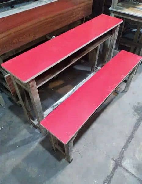 Student desk bench | Bench set | School | College | Different color 11